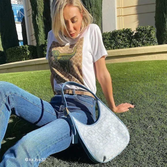 NWT Coach Ergo Signature Canvas Shoulder Bag - Picture 10 of 13